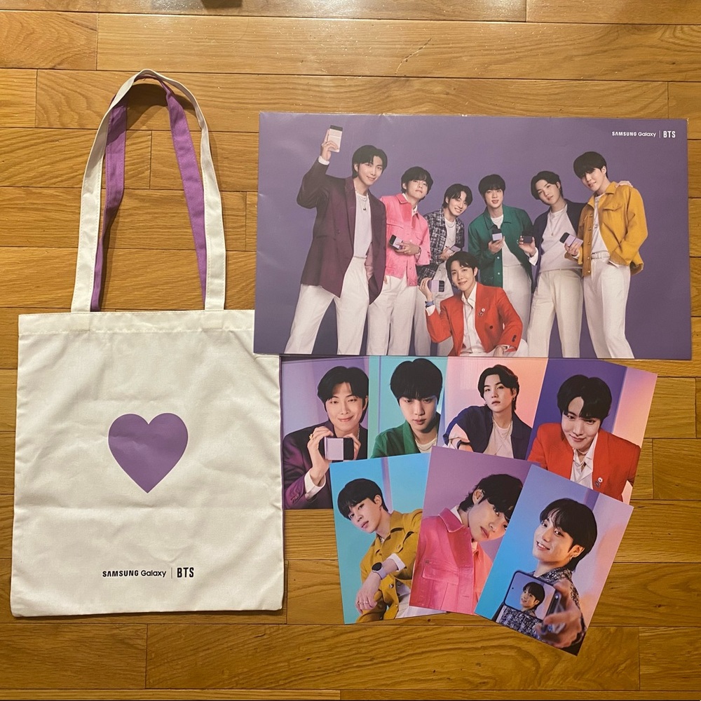 K-pop BTS x Samsung official merchandise